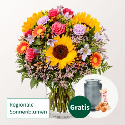 Premiumstrauß Farbenfreude von FloraPrima auf blumen.de