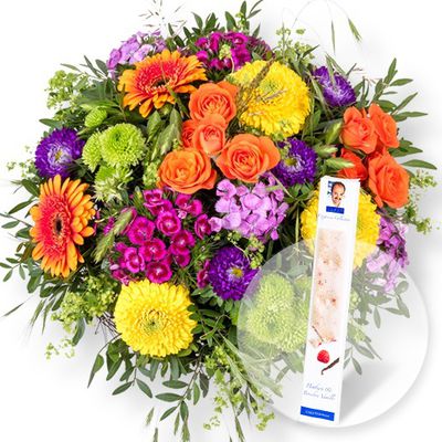 Premiumstrauß Farbenpracht  von Valentins auf blumen.de