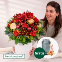 Premiumstrauß Festliche Bescherung von FloraPrima auf blumen.de
