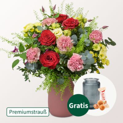 Premiumstrauß Herzensfreude von FloraPrima auf blumen.de