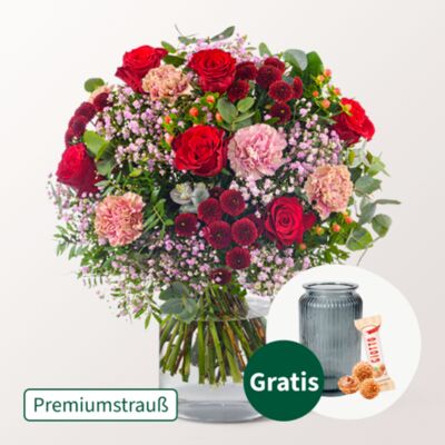 Premiumstrauß Liebesfeuer von FloraPrima auf blumen.de