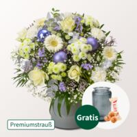 Premiumstrauß Schneezauber von FloraPrima auf blumen.de