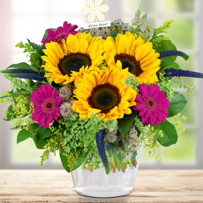 Premiumstrauß Sommertraum  von Bluvesa auf blumen.de