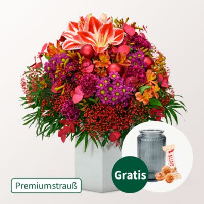 Premiumstrauß Winterherz von FloraPrima auf blumen.de