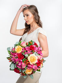 Romantischer Gruß von Fleurop auf blumen.de