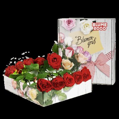 Rosenbrief mit roten Rosen von Blume2000.de auf blumen.de
