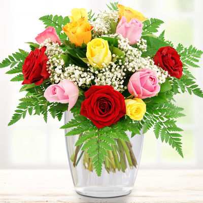 Rosenstrauß Feuerwerk von Bluvesa auf blumen.de