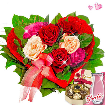 Rosenstrauß Für Dich  von FloraPrima auf blumen.de