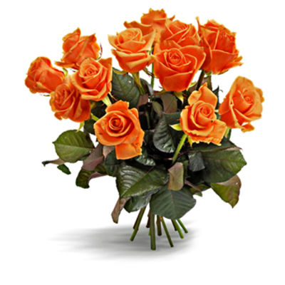 Rosenstrauß in Orange von EuroFlorist auf blumen.de