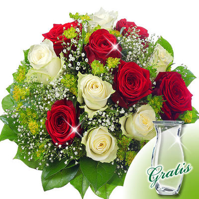 Rosenstrauß Saphir  von FloraPrima auf blumen.de