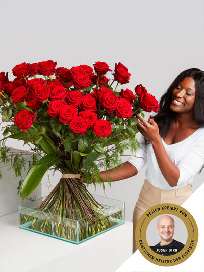 Rote Rosen von Fleurop auf blumen.de