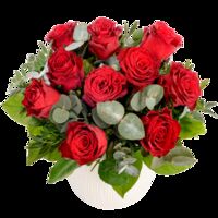 Roter Rosenstrauß von FloraPrima auf blumen.de