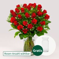 Roter Rosenstrauß  von FloraPrima auf blumen.de