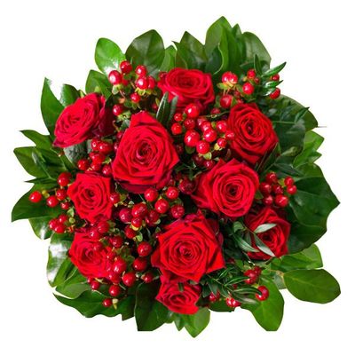 Roter Rosenstrauß von Blume Ideal auf blumen.de