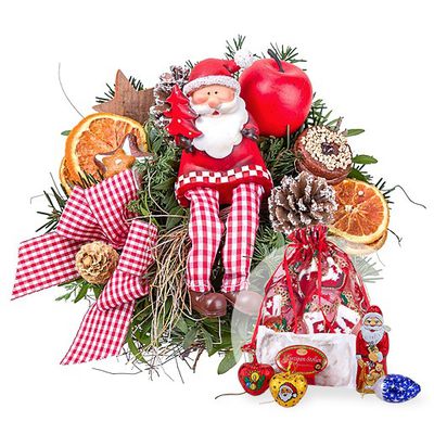 Santa Claus und Nikolaus-Säckchen von Valentins auf blumen.de