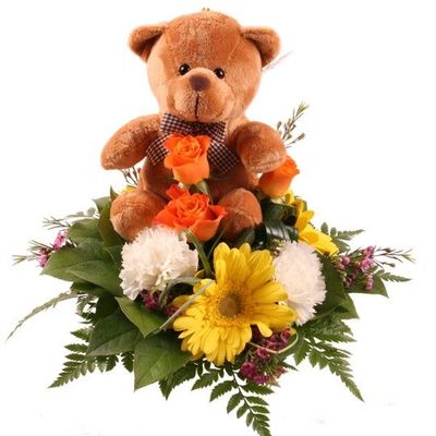Schmusebär-Kuschelflower von Blumenfee auf blumen.de