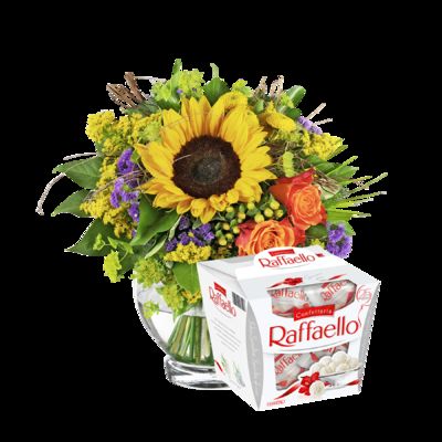 Sonnengruß mit Raffaello 150g von Blume2000.de auf blumen.de