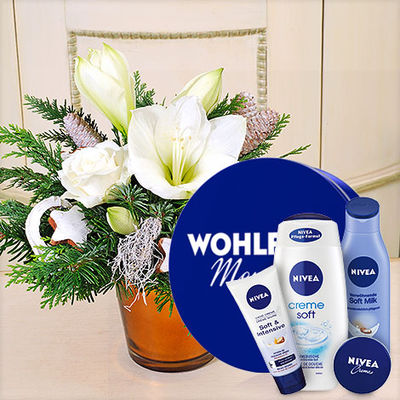 Sternstunde mit großem Nivea Wohlfühl-Set von Blume2000.de auf blumen.de