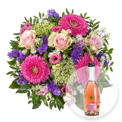 Strauß in Lila und Pink von Valentins auf blumen.de