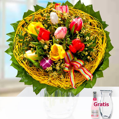 Strauß Sonnenschein  von 1-2-3Blumenversand.de auf blumen.de