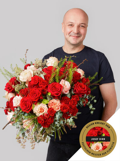 Strauß zum Valentinstag von Fleurop auf blumen.de
