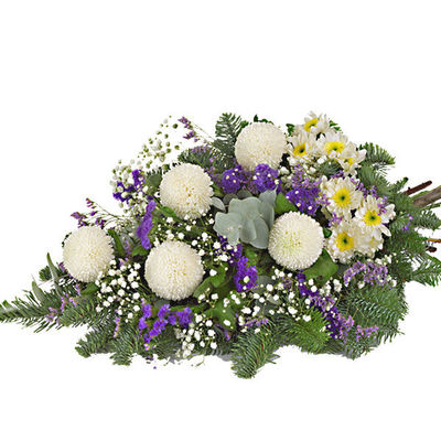 Liegestrauß mit Chrysanthemen von FloraPrima auf blumen.de