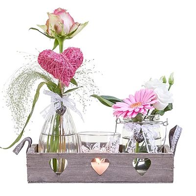 Vasen-Set Für Dich von Valentins auf blumen.de