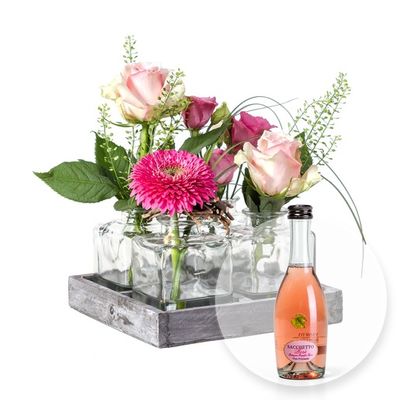 Vasen-Set Rosé  von Valentins auf blumen.de