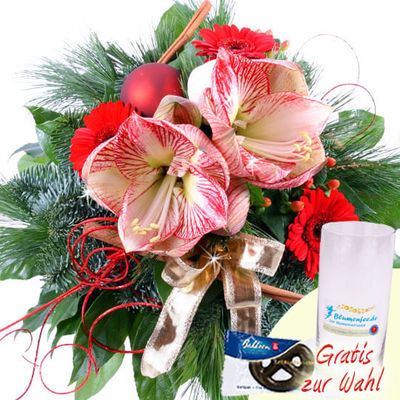 Weihnachtsstrauß - Lichterglanz von Blumenfee auf blumen.de