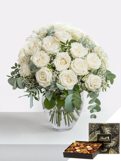 weiße Rosen von Fleurop auf blumen.de
