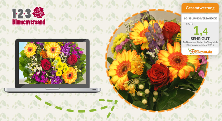 1-2-3Blumenversand.de im Test
