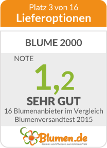 Lieferoptionen von Blume 2000