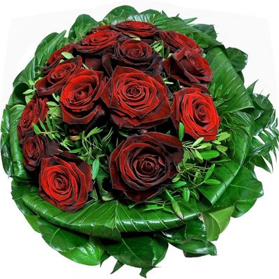 Blumenstrauß 'Rote Rosen'  von Fleudorado auf blumen.de