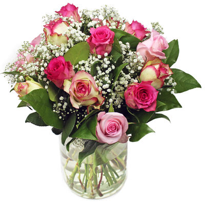 Rosenstrauß 15 Kisses von Blume Ideal auf blumen.de